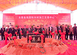 鱼珠国际木材加工交易中心奠基典礼